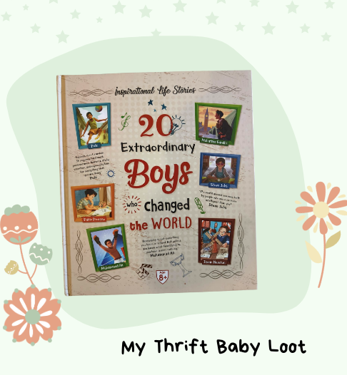 Like New 20 extraordinary boys who changed the world book